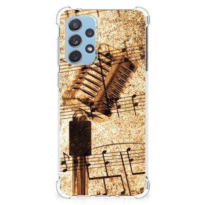 Samsung Galaxy A73 Anti-shock Hoesje met foto Bladmuziek Samsung Galaxy A73 Anti-shock Hoesje met foto Bladmuziek