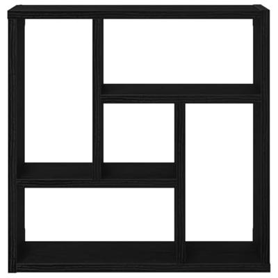 Wandplank 45x16x45 cm spaanplaat zwart eikenkleurig Wandplank 45x16x45 cm spaanplaat zwart eikenkleurig