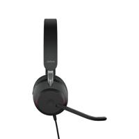 Jabra Evolve2 40 SE Headset Bedraad Hoofdband Oproepen/muziek USB Type-C Zwart - thumbnail
