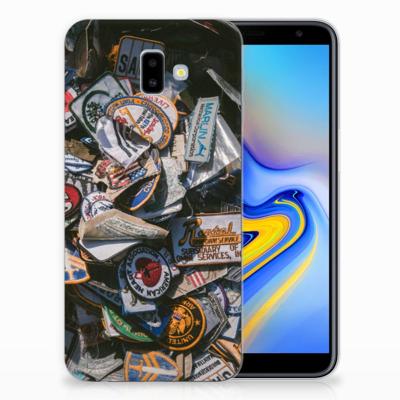 Samsung Galaxy J6 Plus (2018) | Siliconen hoesje | met foto Badges Samsung Galaxy J6 Plus (2018) | Siliconen hoesje | met foto Badges