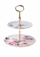 Wedgwood Cuckoo Etagère porselein 2-laags 24 cm - thumbnail