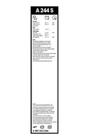 Bosch ruitenwissers Aerotwin A244S - Lengte: 625/550 mm - set wisserbladen voorzijde A244S - thumbnail