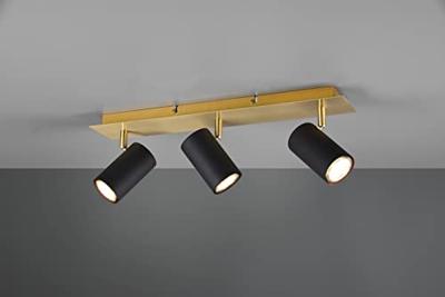 Trio OpbouwspotMarley zwart met goud - 802400380