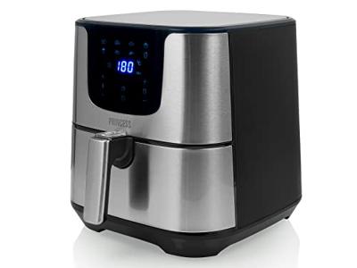 Princess 01.182060.01.001 Airfryer 5.5 l 1700 W Anti-aanbaklaag, Timerfunctie, Oververhittingsbeveiliging, Met display Zwart/zilver - thumbnail