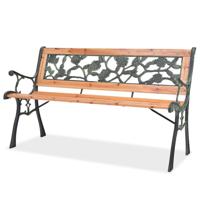 VidaXL Tuinbank 122 cm hout - thumbnail