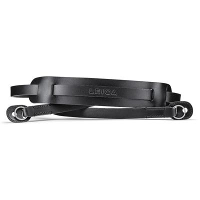 Leica 18558 Carrying Strap with shoulderpad, leather, black