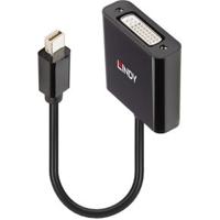 LINDY Monitor Adapter [1x Mini-DisplayPort stekker - 1x DVI] 41736 0.16 m - thumbnail