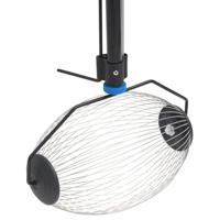 VidaXL Notenverzamelaar 127 cm staal blauw - thumbnail