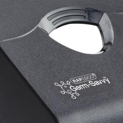 Perforator rapesco germ-savvy hd865-p 2gaats zwart