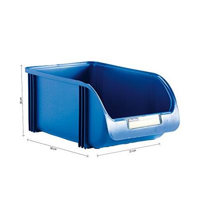 Container Plastiken Titanium Blauw 30 L Polypropyleen (30 x 50 x 21 cm)