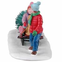 Lemax bringing home our tree kerstdorp tafereel Vail Village 2023 - thumbnail