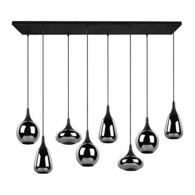 Trio 8-lichts hanglampLumina met smoke glas - 317000832