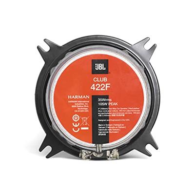 JBL Club 422F - Autospeakers - Ã 10 cm - 2-weg Coaxiaal - 105Watt - Zwart JBL Club 422F - Autospeakers - Ã 10 cm - 2-weg Coaxiaal - 105Watt - Zwart