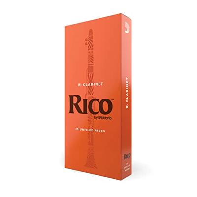 D&apos;Addario Woodwinds RCA2535 Rico Bb klarinetriet, 3.0, 50-pack, Unfiled