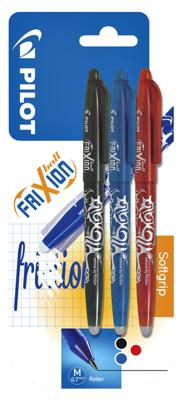Rollerpen pilot frixion bl-fr7 m 3st assorti