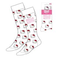 Sanrio Socks Hello Kitty Face White 36-43 - thumbnail