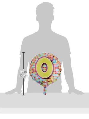 Verjaardags folieballon 0 jaar