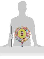 Verjaardags folieballon 0 jaar - thumbnail