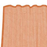 VidaXL Voile gordijnen met roedezakken 2 st terracotta - thumbnail