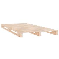 Bedframe zonder matras massief grenenhout 90x200 cm - thumbnail