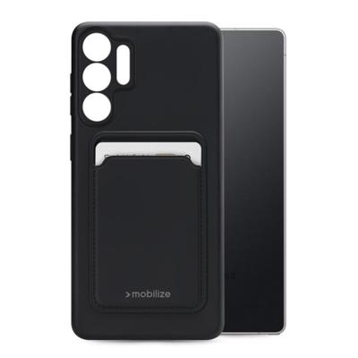 Mobilize Rubber Gelly Card Case Samsung Galaxy S25 Ultra 5G Matt Black