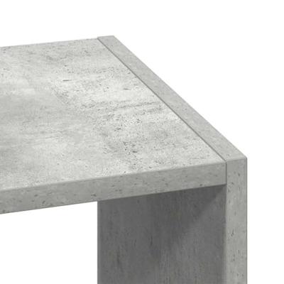 Boekenkasten 2 st stapelbaar 30x30x80cm bewerkt hout betongrijs Boekenkasten 2 st stapelbaar 30x30x80cm bewerkt hout betongrijs