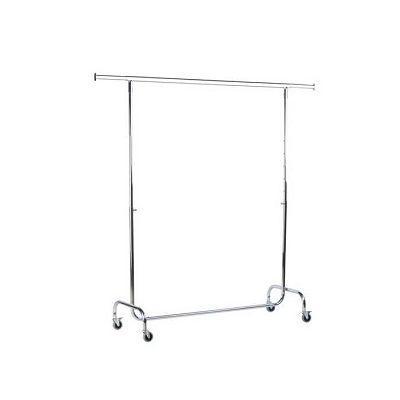 Kledingrek verstelbaar 140cm wielen 80mm