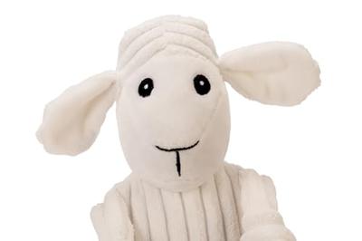 Beeztees Schaap Sheepi hondenspeelgoed ribstof