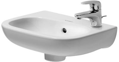 Duravit D Code fontein met kraangat links 36x27cm wit 07053600092