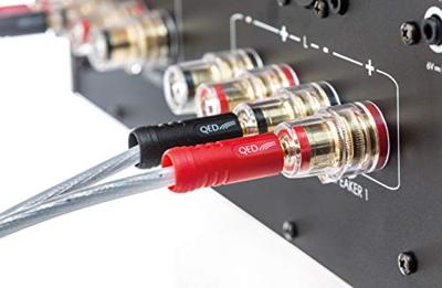 QED Performance XT25 Speakerkabel incl Connectoren ( 2M, set prijs voor 2 speakers )