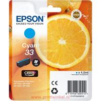 Epson Inktpatroon cyaan Claria Premium 33 T 3342 - thumbnail