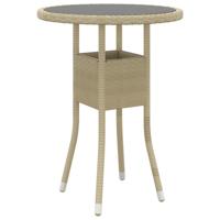 3-delige Tuinset poly rattan beige - thumbnail