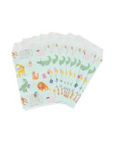 HEMA Uitdeelzakjes papier party animals 8 stuks - thumbnail