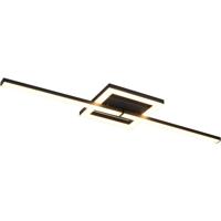 LED Plafondlamp 17W - Draaibaar Warm Wit 3000K - Mat Zwart Metaal - thumbnail