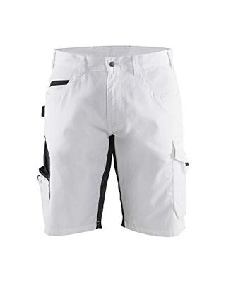 Blåkläder Schildersshorts met stretch 10941330 | Wit/Donkergrijs | Maat 44 - 7330509748398