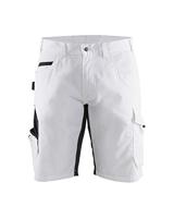 Blåkläder Schildersshorts met stretch 10941330 | Wit/Donkergrijs | Maat 46 - 7330509748404 - thumbnail