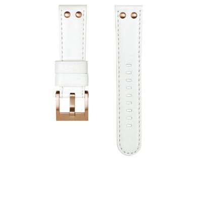 TW Steel horlogeband CEB118 / CE118 Leder Wit 22mm + wit stiksel TW Steel horlogeband CEB118 / CE118 Leder Wit 22mm + wit stiksel
