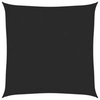 VidaXL Zonnezeil 160 g/m² 3,6x3,6 m hdpe zwart - thumbnail