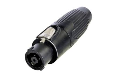 Neutrik NLT8FXX-BAG Luidsprekerconnector Stekker, recht Aantal polen: 8 Zwart 1 stuk(s)
