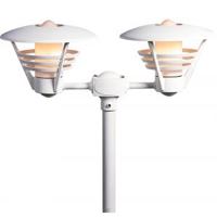 Staand verlichtingsarmatuur Gemini met 2 lampen - Matwit - thumbnail