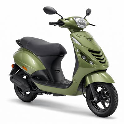 Edge Plaatset 5-delig voor piaggio zip-sp vanaf bouwjaar 2000 - districtgroen