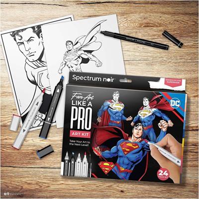 Creativ Company Hobbyset illustratie, superman, diverse kleuren, 1 doos