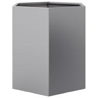 VidaXL Plantenbakken 2 st zeshoek 46x40x45 cm gegalvaniseerd staal - thumbnail