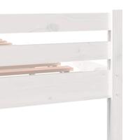Bedframe massief hout wit 140x200 cm - thumbnail