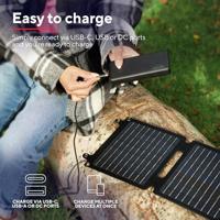 Trust Zuny opvouwbaar zonnepaneel, oplader smartphone en tablet, 40 W - thumbnail
