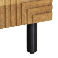 Salontafel 80x50x40 cm massief mangohout bruin - thumbnail