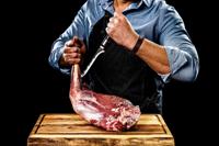 Uitbeenmes - GESMEED - SEBRA - Japans 440C staal - Dalbergia houten handvat - 15 cm lang - thumbnail