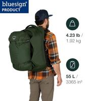 Osprey Farpoint 55 Backpack Heren Tunnel Vision Grey 55L - thumbnail