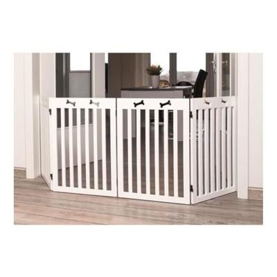 TRIXIE AFSLUITHEK WIT 4 PANELEN 60-160X75 CM