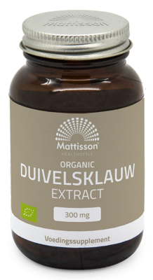 Mattisson HealthStyle Biologisch Duivelsklauw Extract Capsules Mattisson HealthStyle Biologisch Duivelsklauw Extract Capsules